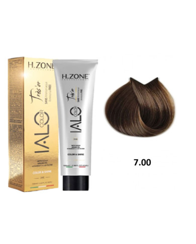 IALO H-ZONE Trés'or Coloration Permanante 7.00 Blond Intense Sans Ammoniaque 100ml