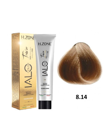 IALO H-ZONE Trés'or Coloration Permanante 8.14 Gianduja Sans Ammoniaque 100ml