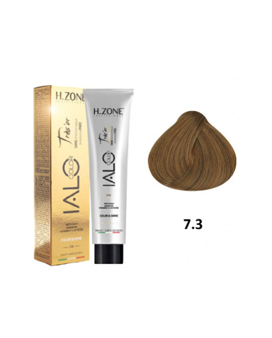 IALO H-ZONE Trés'or Coloration Permanante 7.3 Blond Doré Sans Ammoniaque 100ml