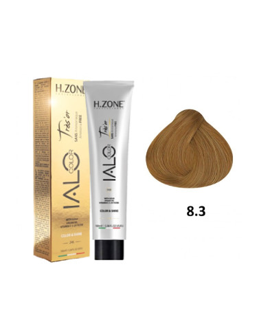 IALO H-ZONE Trés'or Coloration Permanante 8.3 Blond Clair Doré Sans Ammoniaque 100ml