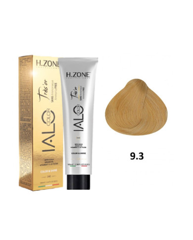 IALO H-ZONE Trés'or Coloration Permanante 9.3 Blond Très Clair Doré Sans Ammoniaque 100ml