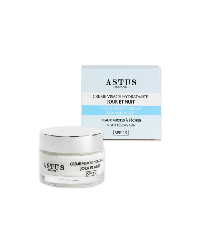Astus Crème Hydratante Visage 50ml – Peaux Sèches
