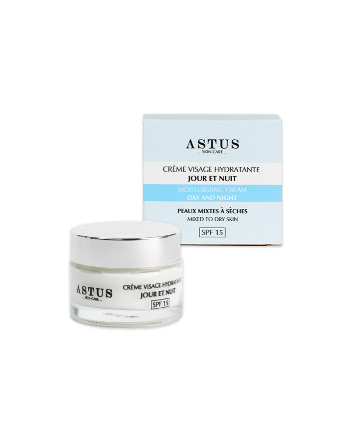Astus Crème Hydratante Visage 50ml – Peaux Sèches
