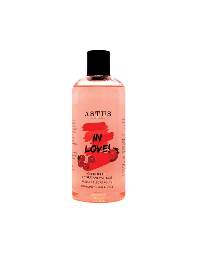 Astus Gel Douche In Love Fruits & Fleurs Rouges 400ml