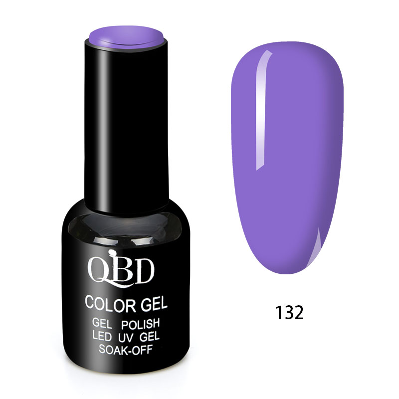 QBD Vernis Permanent Violet UV LED Soins Ongles Gel Nail Art Onglerie