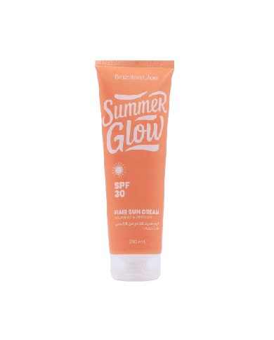 Summer Glow Masque Protecteur Cheveux – Soin Soleil Brazilian Glow | Kératine Caviar