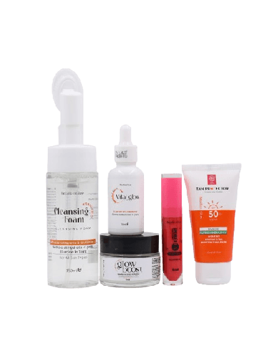 Brazilian Glow Pack Visage Vitamine C – Écran Invisible – Soin Éclat & Protection Quotidienne