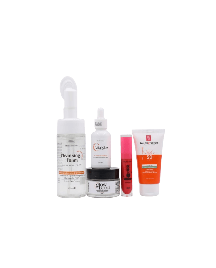 Brazilian Glow Pack Visage Vitamine C – Écran Invisible – Soin Éclat & Protection Quotidienne