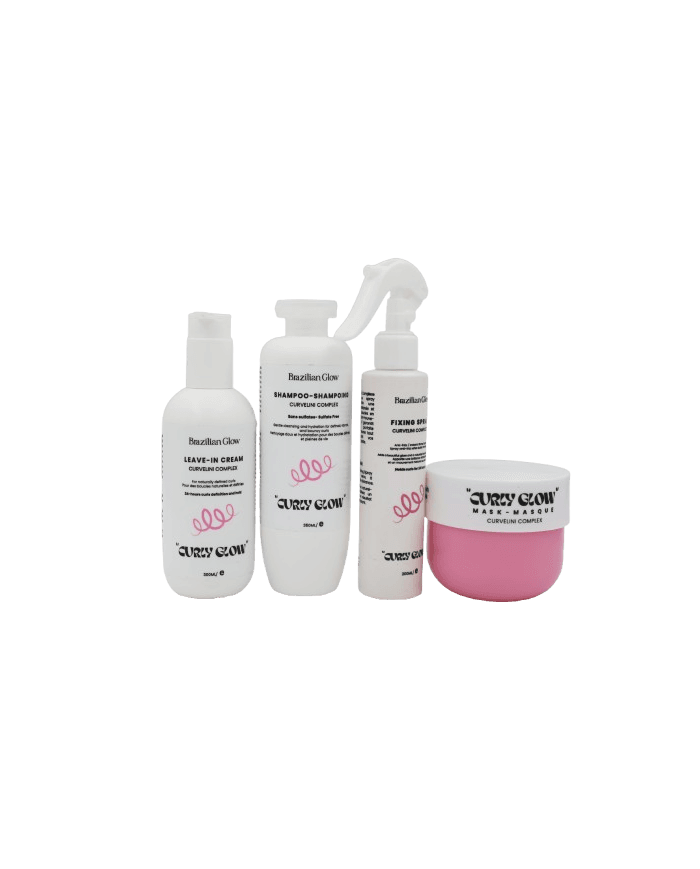 Pack Curly Glow Brazilian Glow – Routine Boucles Hydratées & Définies Sans Sulfate Pack Curly Glow Brazilian Glow – Routine Boucles Hydratées & Définies Sans Sulfate