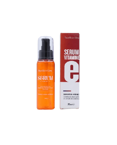 Sérum Vitamine E 75ml Brazilian Glow – Réparation & Brillance Sans Parabène