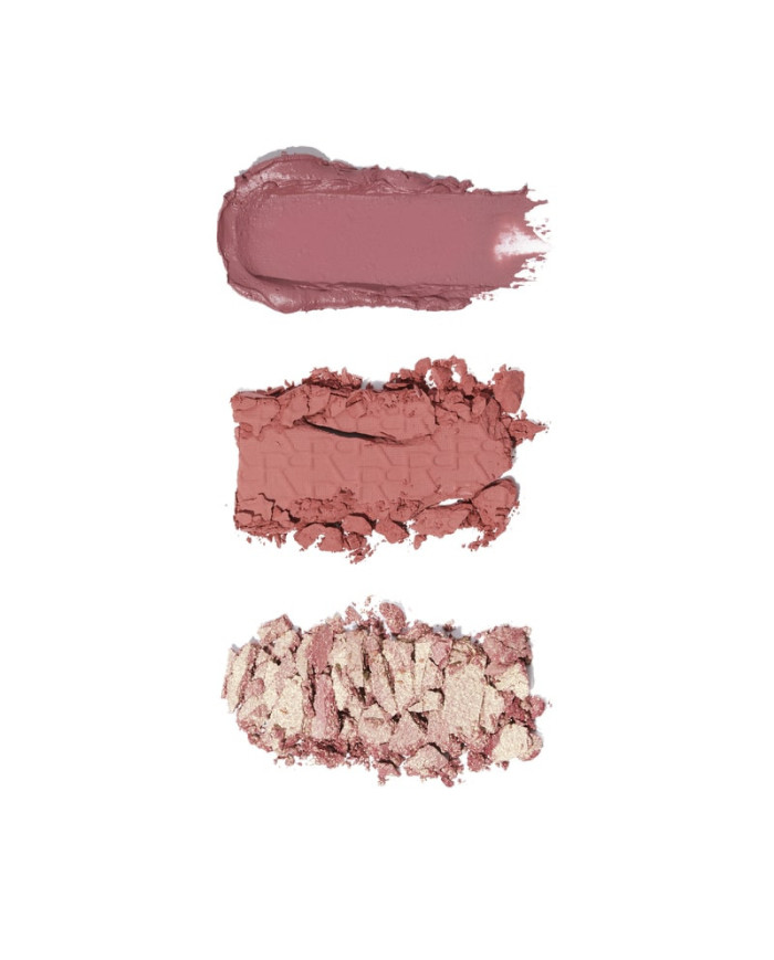 Revolution Blush Icon Palette Aura Points Rose – 3 Blushs Longue Tenue