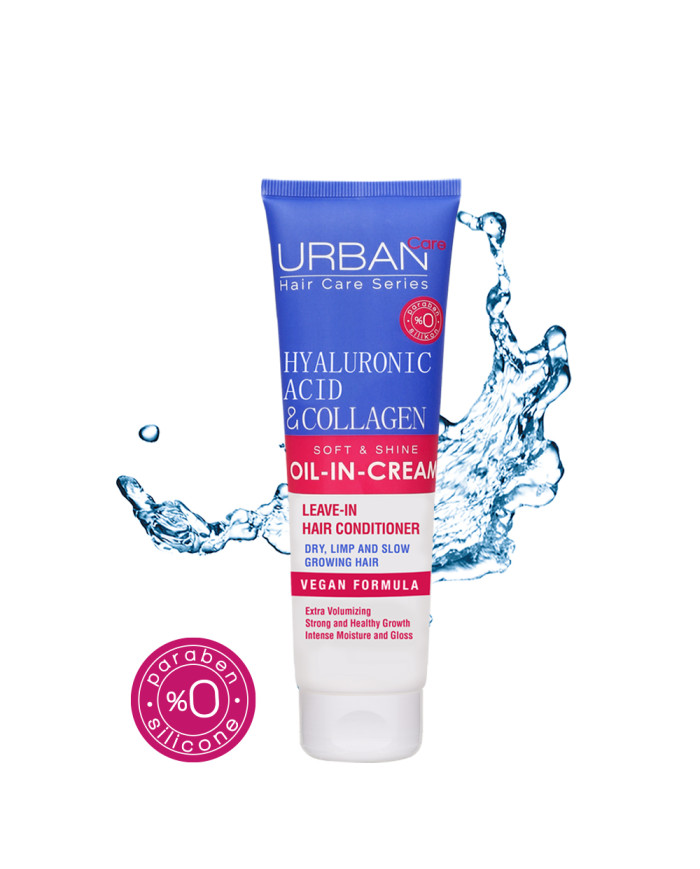 Huile-en-Crème Extra Volume Acide Hyaluronique & Collagène – Hydratation & Épaississement Cheveux – 150ml