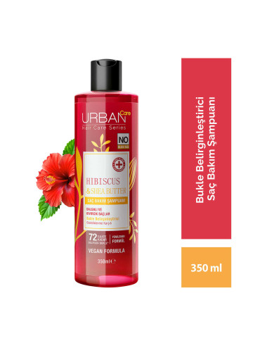 Shampoing Boucles Twisted Curls Hibiscus & Beurre de Karité – Urban Care 350ml