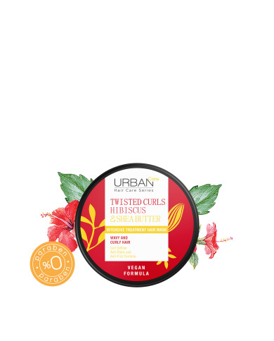 Twisted Curls Hibiscus & Shea Butter Intensive Hair Care Mask 230ml | Masque Hydratant Boucles
