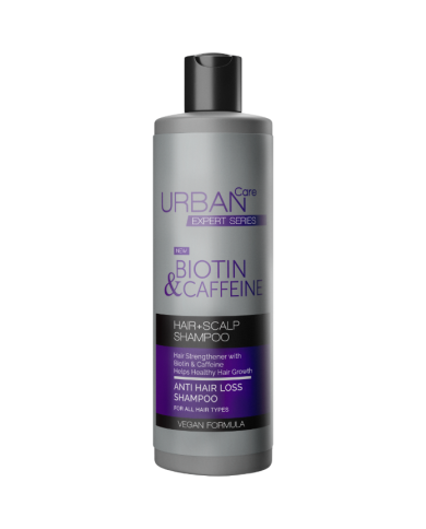 Shampoing Biotine & Caféine 350ml – Anti-Chute & Fortifiant Cheveux