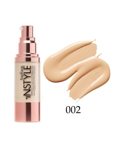 TOPFACE Instyle Perfect Coverage 002 – Fond de Teint Longue Tenue