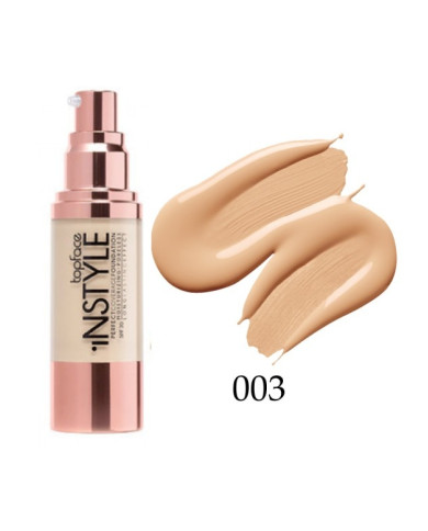 TOPFACE Instyle Perfect Coverage 003 – Fond de Teint Longue Tenue