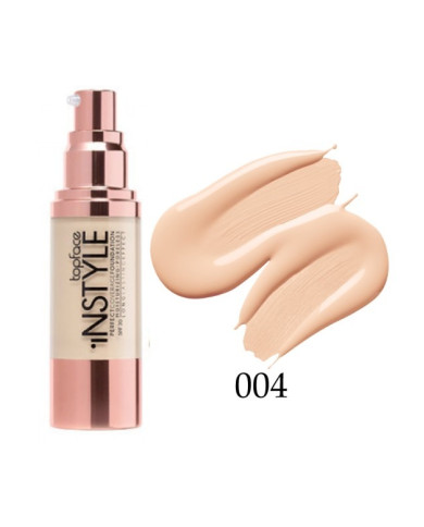TOPFACE Instyle Perfect Coverage 004 – Fond de Teint Longue Tenue