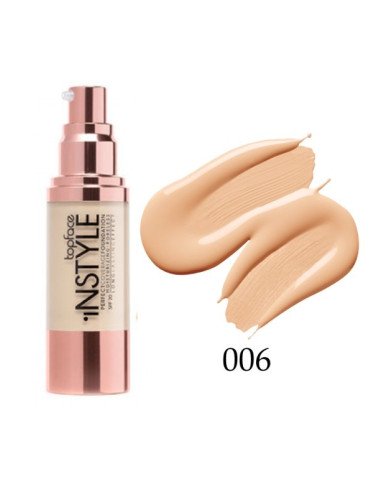 TOPFACE Instyle Perfect Coverage 006 – Fond de Teint Longue Tenue