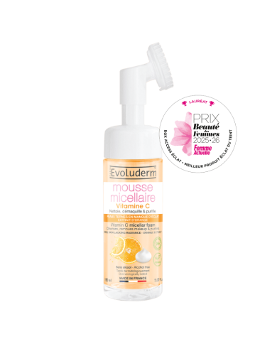 Mousse Micellaire Vitamine C 150ml – Nettoyage Doux et Éclat Visage