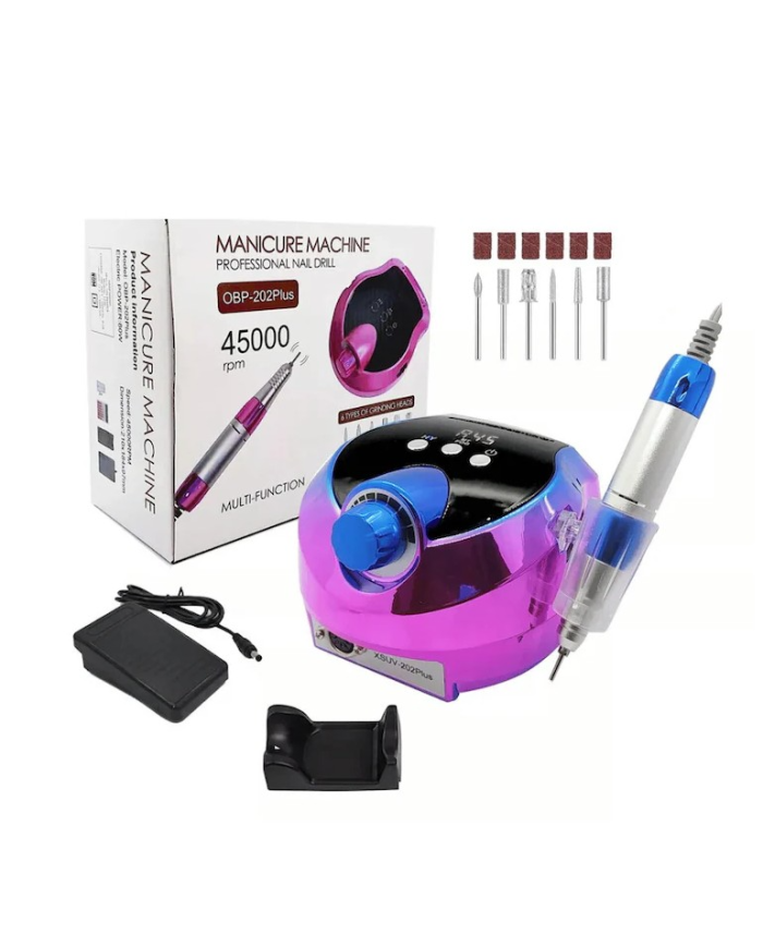 Ponceuse à Ongles XSUV-202 Plus – 45 000 RPM | Manucure & Pédicure Pro