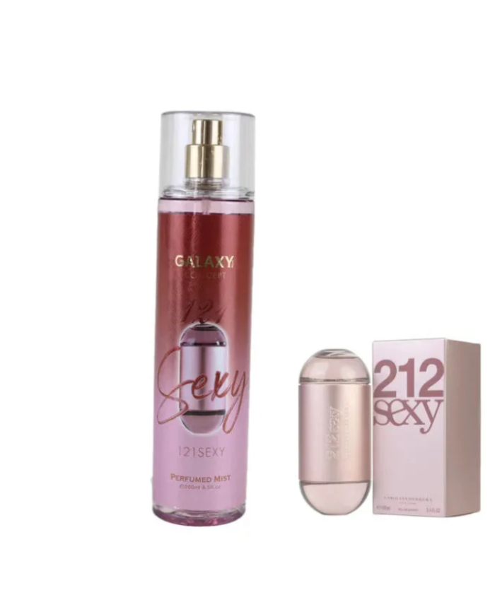 Galaxy Plus 121 Sexy Femme 250ml – Inspiré 212 Sexy