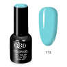 QBD Vernis Permanent Bleu Ciel UV LED pour Soins Ongles Gel Nail Art
