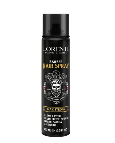 Lorenti Max Strong Black 400ml – Laque Pro Force Max
