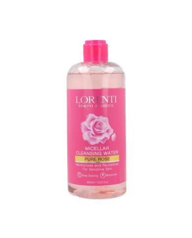 Lorenti Eau Micellaire Rose Hydratant Peaux Sensibles 400ml