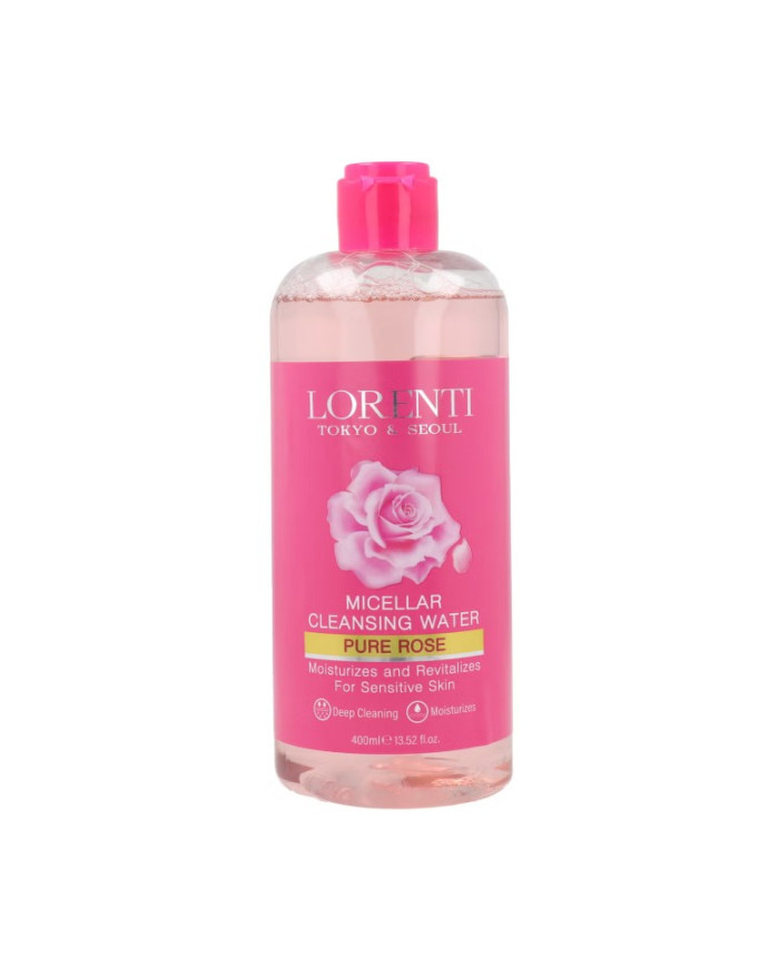 Lorenti Eau Micellaire Rose Hydratant Peaux Sensibles 400ml