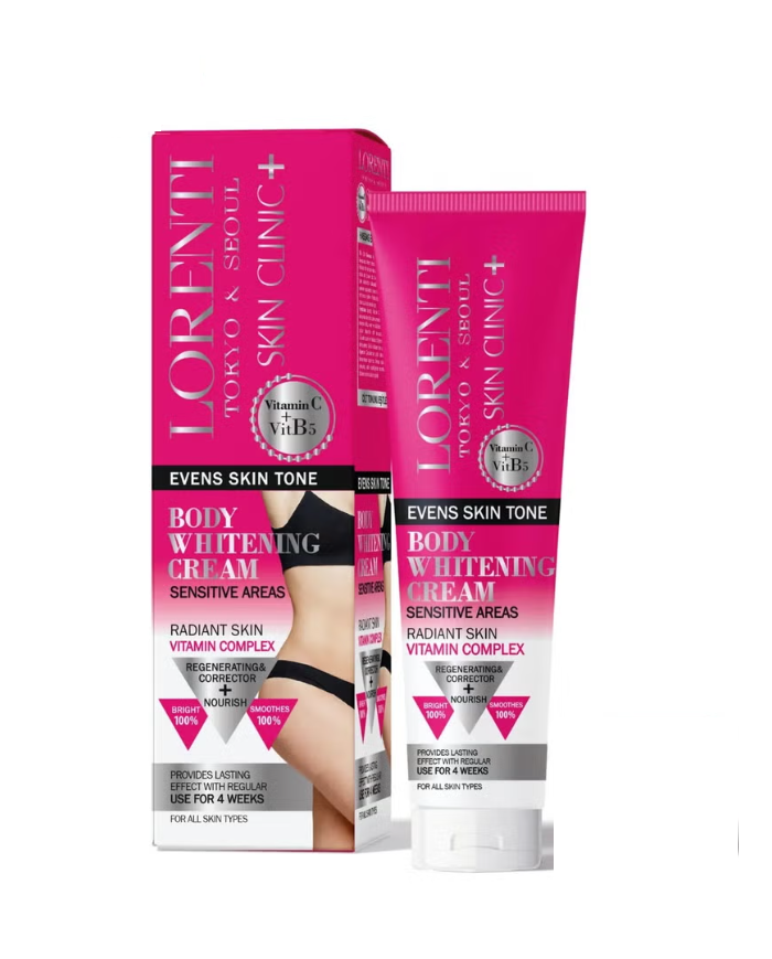 Lorenti Crème Éclaircissante Corps et Zones Sensibles 150ml