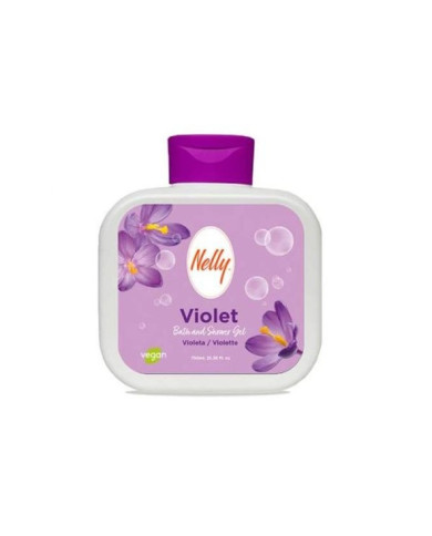 Nelly Gel Bain et Douche Violet 750ml