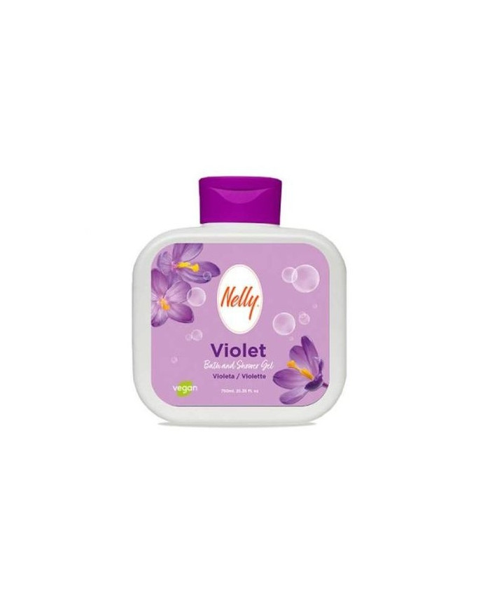 Nelly Gel Bain et Douche Violet 750ml