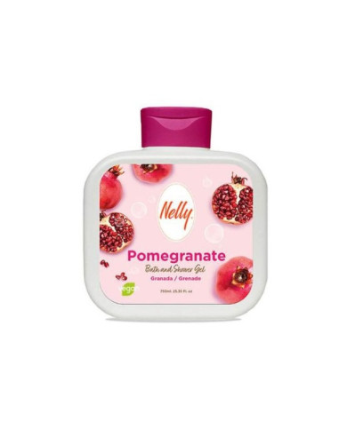 NELLY Gel Bain & Douche Grenade 750ml Hydratant