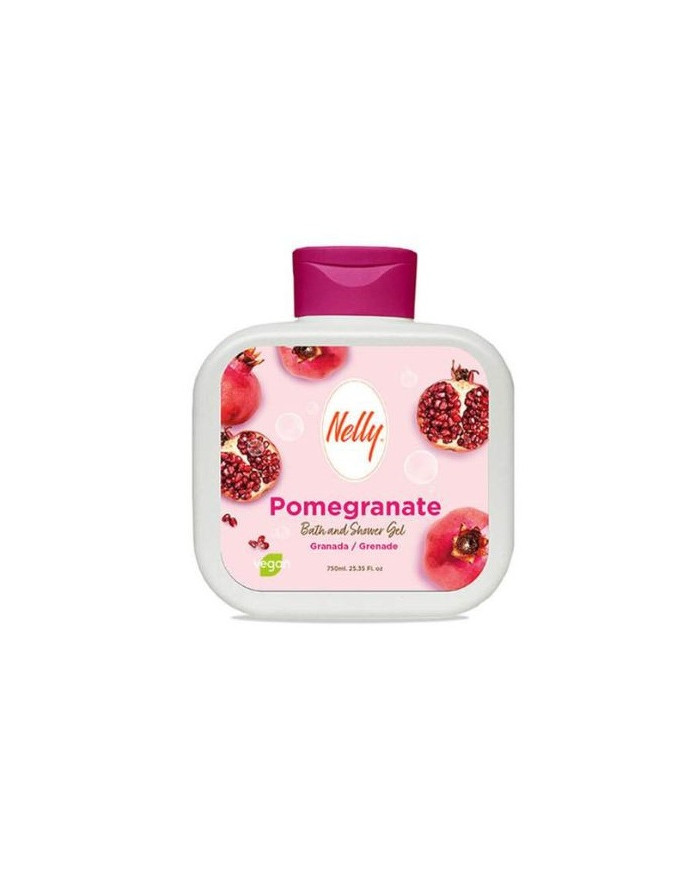 NELLY Gel Bain & Douche Grenade 750ml Hydratant