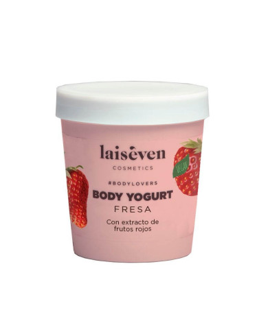 LAISEVEN Body Yogurt Fraise 300ml Hydratant