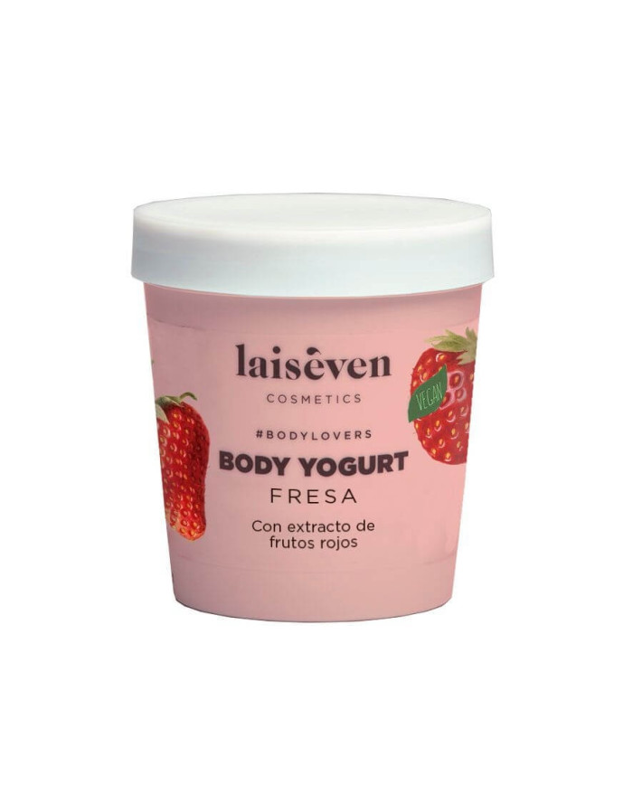 LAISEVEN Body Yogurt Fraise 300ml Hydratant