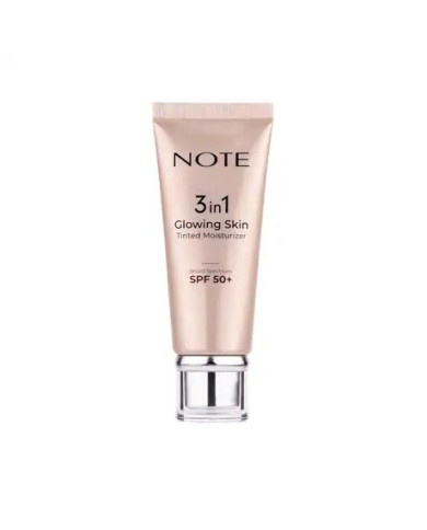 Note 3 in 1 Glowing Skin Tinted Moisturizer SPF 50 – Hydratant Teinté & Éclat Naturel | Tunisie
