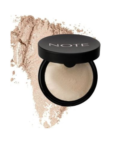Note Baked Highlighter Ref 01 – Enlumineur Doré Lumineux Naturel | Tunisie