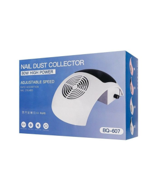 Aspirateur de Poussière Ongles avec Sac filtre 80 watt Professionnel Manicure