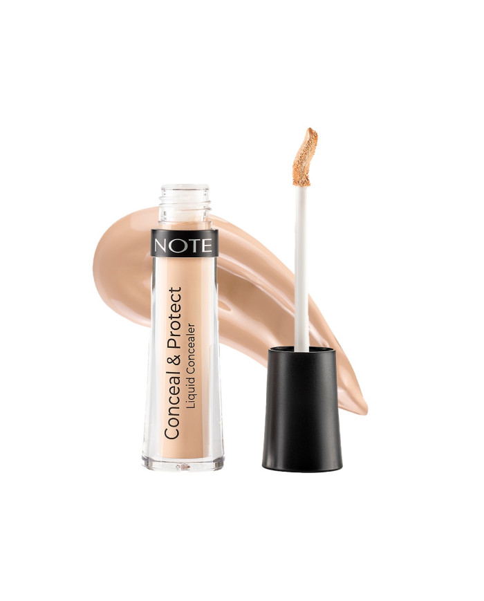 Note Conceal & Protect Liquid Concealer 06 – Correcteur Liquide Ivory Hydratant | Tunisie