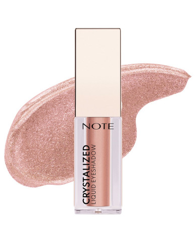 NOTE Crystalized Liquid Eyeshadow 01 – Fard Liquide Métallique Soft Elegance | Tunisie