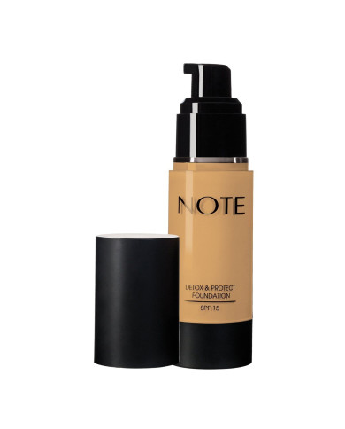 NOTE Detox and Protect Foundation Pump 05 – Fond de Teint Honey Beige Hydratant & Protecteur | Tunisie