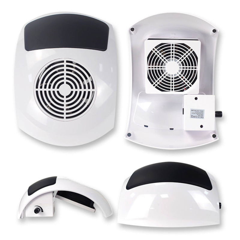 Aspirateur de Poussière Ongles avec Sac filtre 80 watt Professionnel Manicure