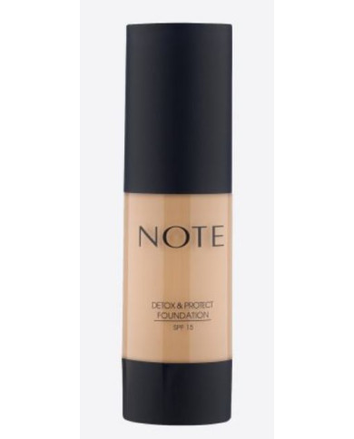 NOTE Detox and Protect Foundation Pump 121 – Fond de Teint Porcelain Hydratant & Protecteur | Tunisie