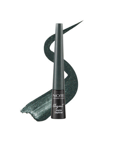 NOTE Elegant Matte Dipliner 04 – Eyeliner Liquide Ocean Green Mat Intense | Tunisie