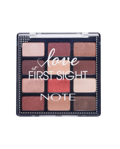 NOTE Love at First Sight Eye Shadow Palette 202 – Palette 12 teintes, finition mate & métallisée