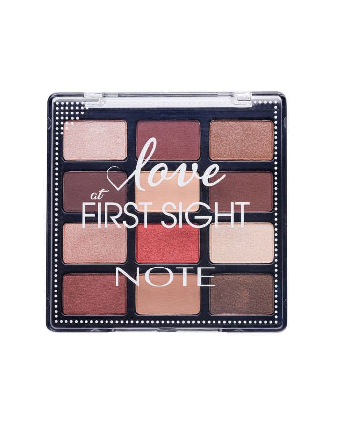 NOTE Love at First Sight Eye Shadow Palette 202 – Palette 12 teintes, finition mate & métallisée