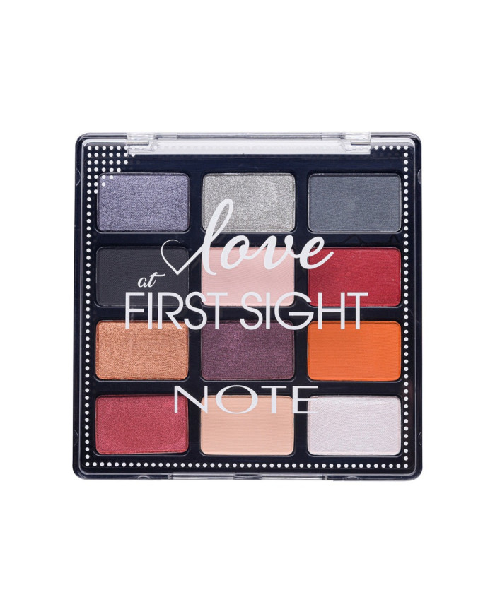 NOTE Love at First Sight Eye Shadow Palette 203 – Palette 12 teintes, finition mate & métallisée
