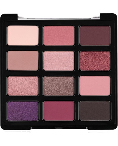 NOTE Love at First Sight Eye Shadow Palette 208 – Palette 12 teintes, finition mate & métallisée